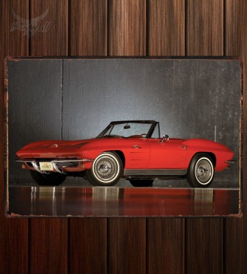 Металлическая табличка Corvette Sting Ray